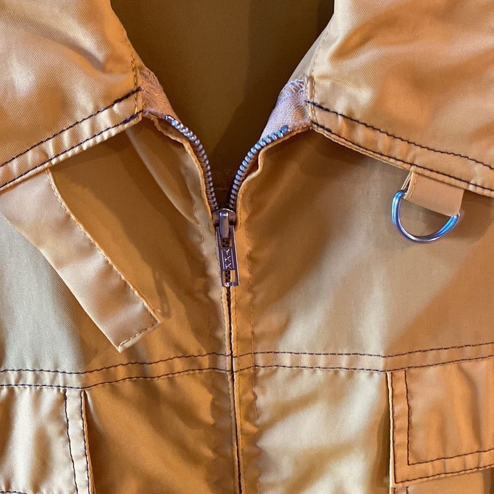 Vintage Mustard Yellow Jacket Kmart Windbreaker Gem